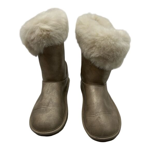Children’s Place girls faux fur booties size 3 - Picture 1 of 8